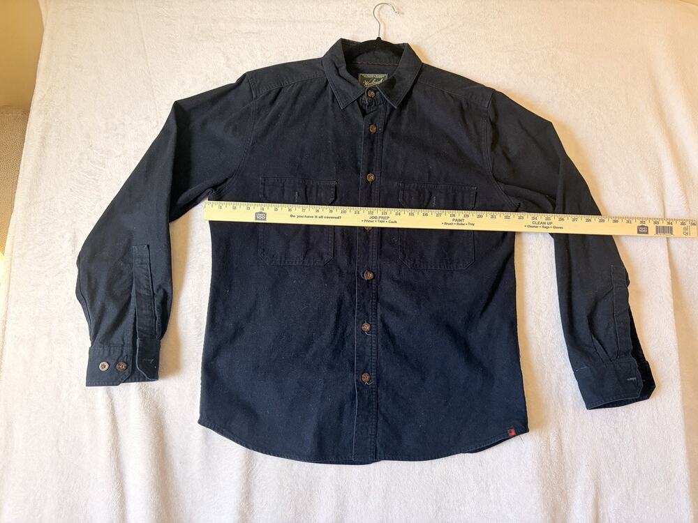 Woolrich Expedition Chamois Shirt Men Size M Long Sleeve